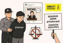 Amnesty International Desak Polisi Bebaskan Admin Akun Parodi @TheKerupuk, Soroti Dugaan Kriminalisasi Kritik