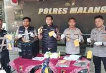Polres Malang Bongkar Komplotan Pencuri Baterai Tower, Kerugian Capai Rp432 Juta