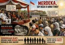 MERDEKA, TAPI MASIH DI BAWAH TENDA?