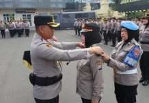 33 Tahun Mengabdi, Polwan Polresta Malang Kota Naik Pangkat di HUT ke-78 Polwan RI