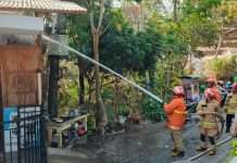 Si Jago Merah Hanguskan Rumah Warga Sisir Karena Diduga Pemilik Rumah Lalai Mematikan Kompor