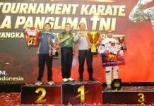 Jajaran Pejabat Jawa Timur Hadiri Penutupan Open Tournament Karate Piala Panglima TNI 2026