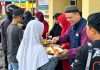 Kanjuruhan Street Race dan Yayasan Darul Ishlah Gelar Jumat Berkah Makan Gratis di Pos Polisi Pasar Kepanjen